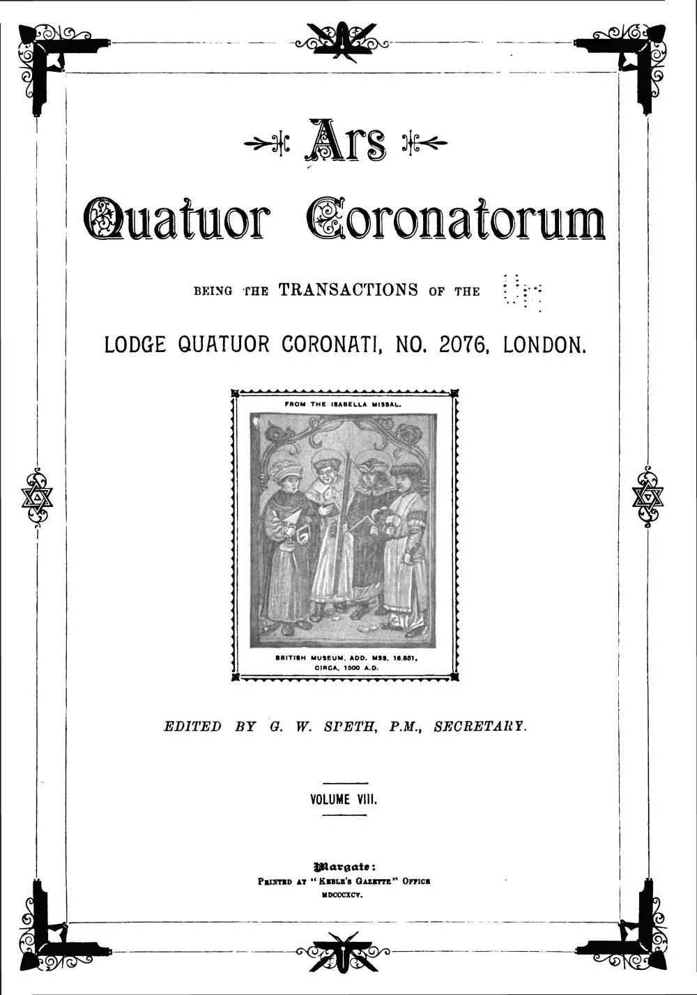 Cover of AQC Volume 8